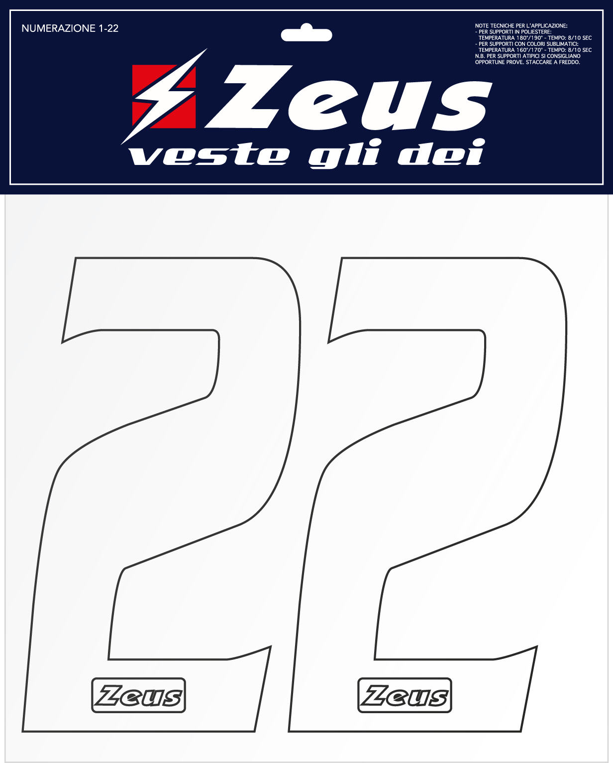 NUMERAZIONE 1-22