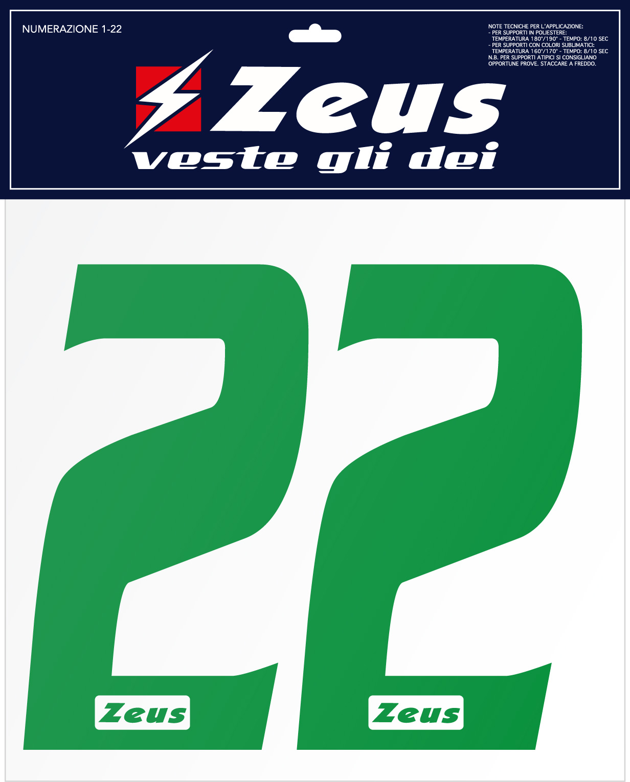 NUMERAZIONE 1-22