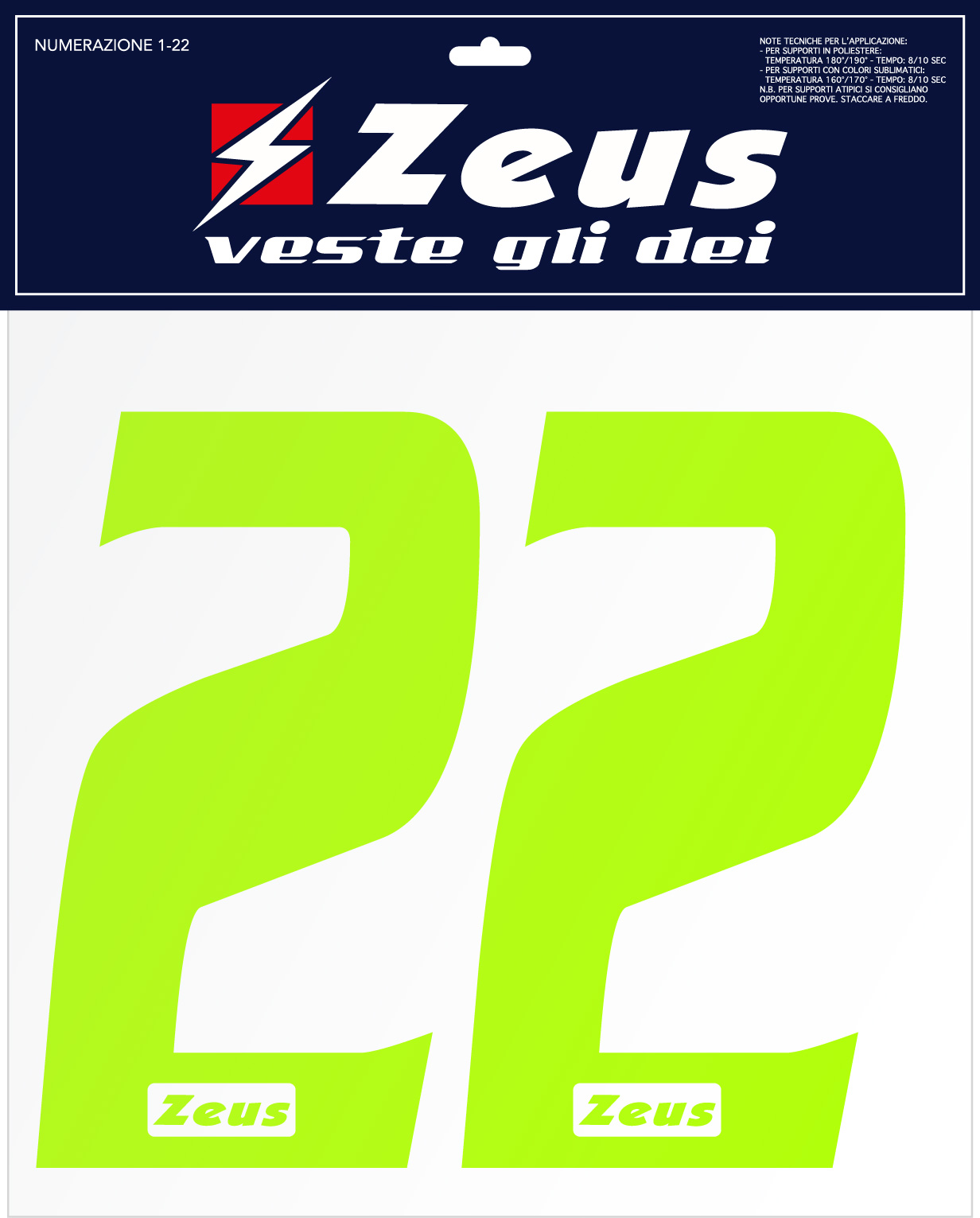 NUMERAZIONE 1-22