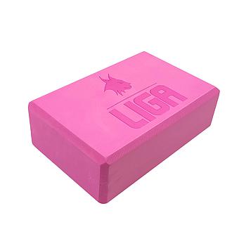 Τουβλάκι Yoga ΡΟΖ (Yoga block) LIGASPORT*