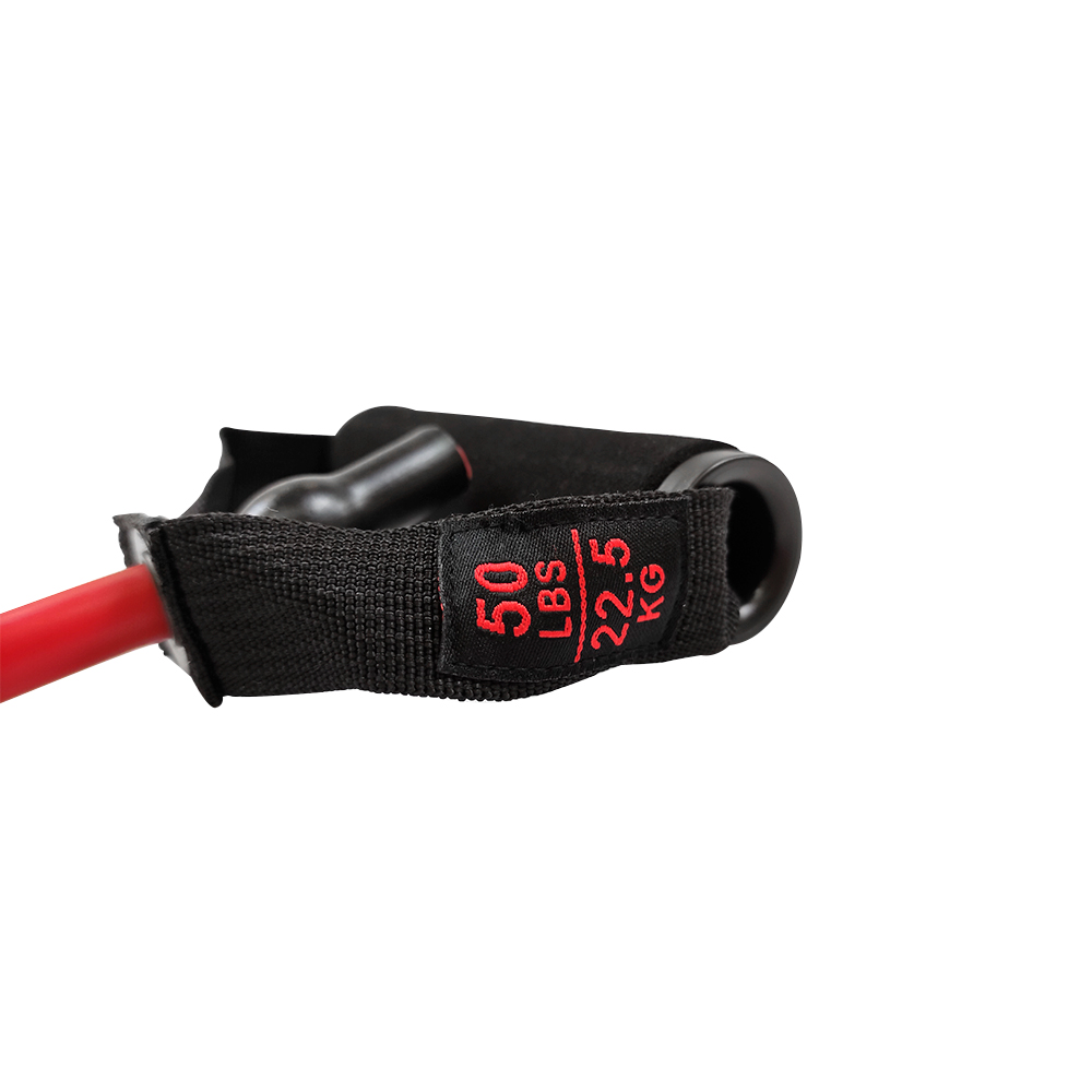 Λάστιχο αντίστασης με λαβές (tube band)(Επίπεδο αντίστασης 22,7 κιλά-κοκκινο) LIGASPORT*