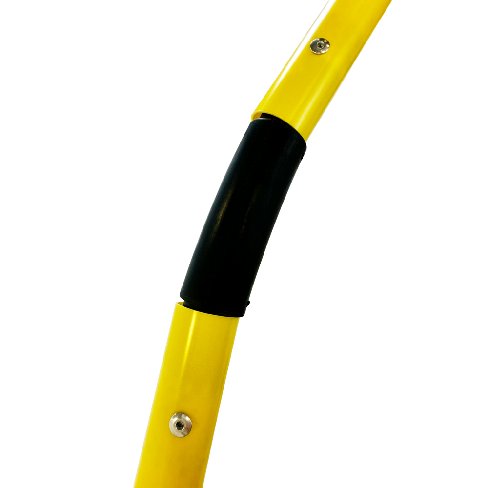 SLALOM POLE 1,60m - FLEXIBLE WITH SPIKES 30mm (YELLOW) LIGASPORT