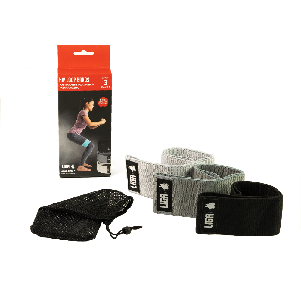 ΣΕΤ 3 ΛΑΣΤΙΧΑ ΑΝΤΙΣΤΑΣΗΣ ΜΗΡΩΝ (Μεγέθη S/M/L) LIGASPORT*