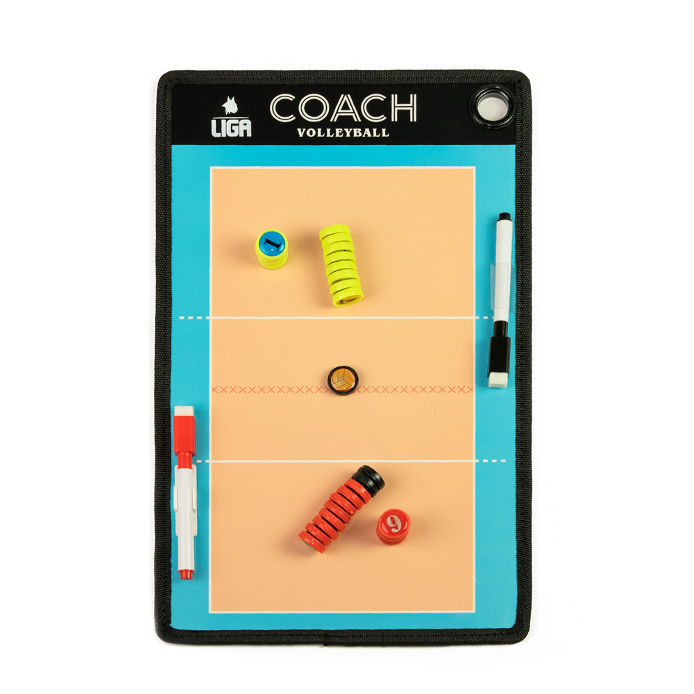 ΠΙΝΑΚΑΣ ΤΑΚΤΙΚΗΣ ΒΟΛΕΪ 23x38cm (VOLLEYBALL TACTIC BOARD) LIGASPORT