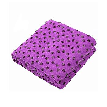 Πετσέτα yoga μωβ (yoga towel) LIGASPORT*