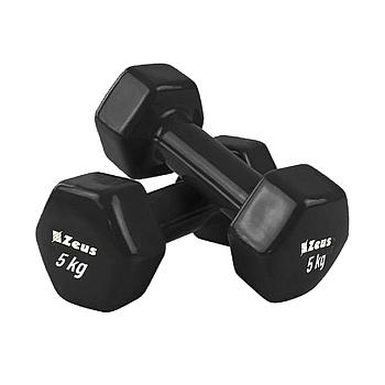 VINYL DUMBBELL 5KG x 2